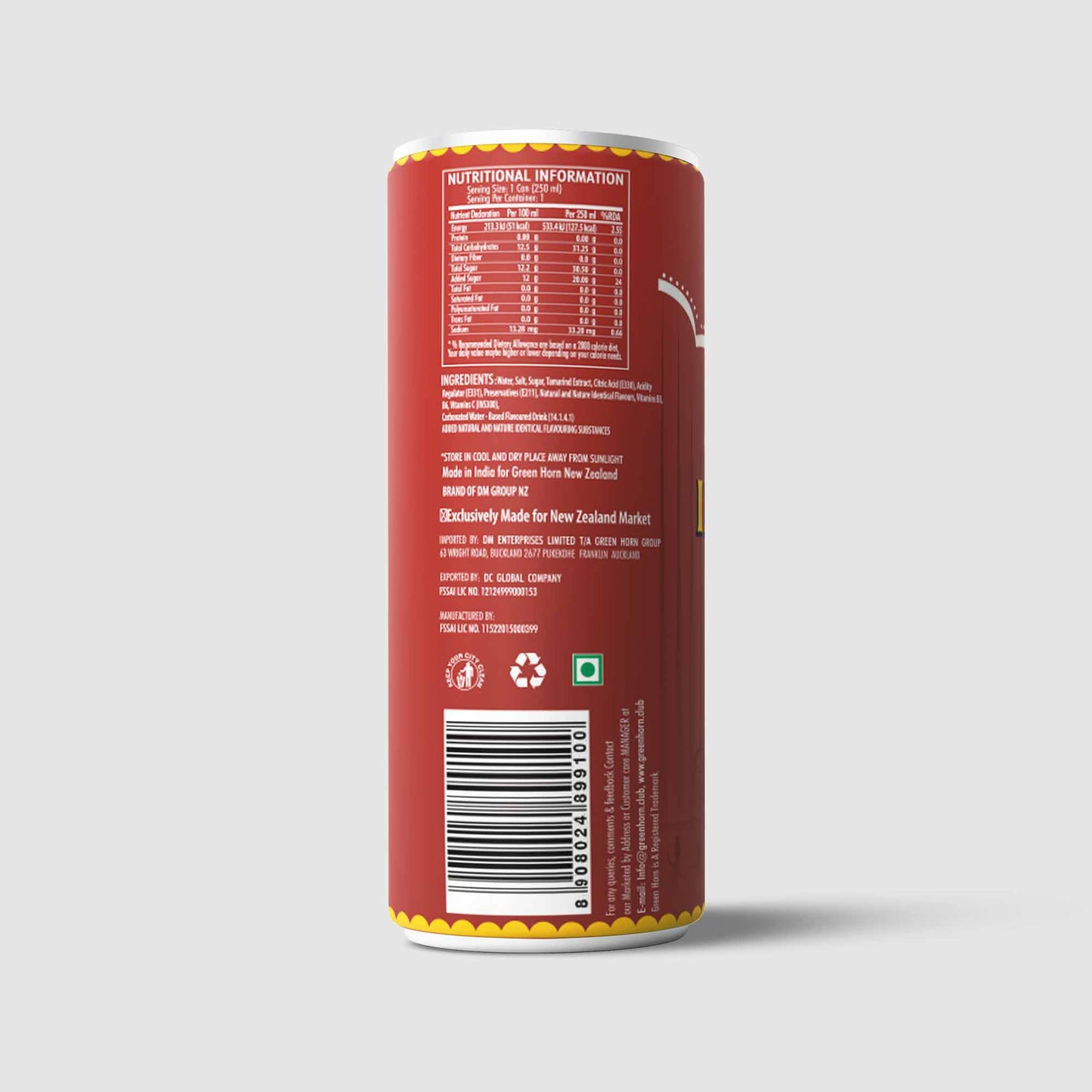 Green Horn Classic Indie Soda Imli Chaska