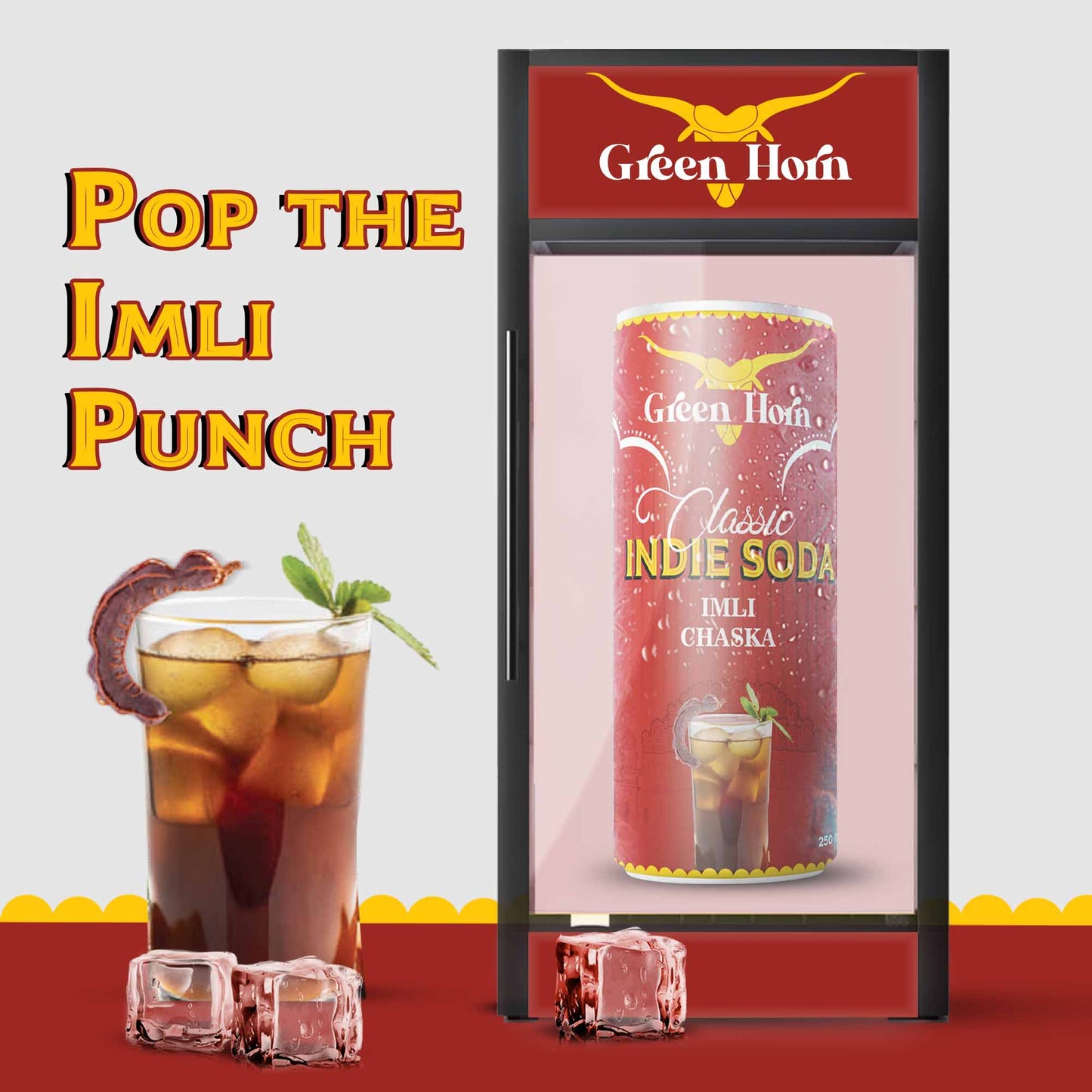 Green Horn Classic Indie Soda Imli Chaska