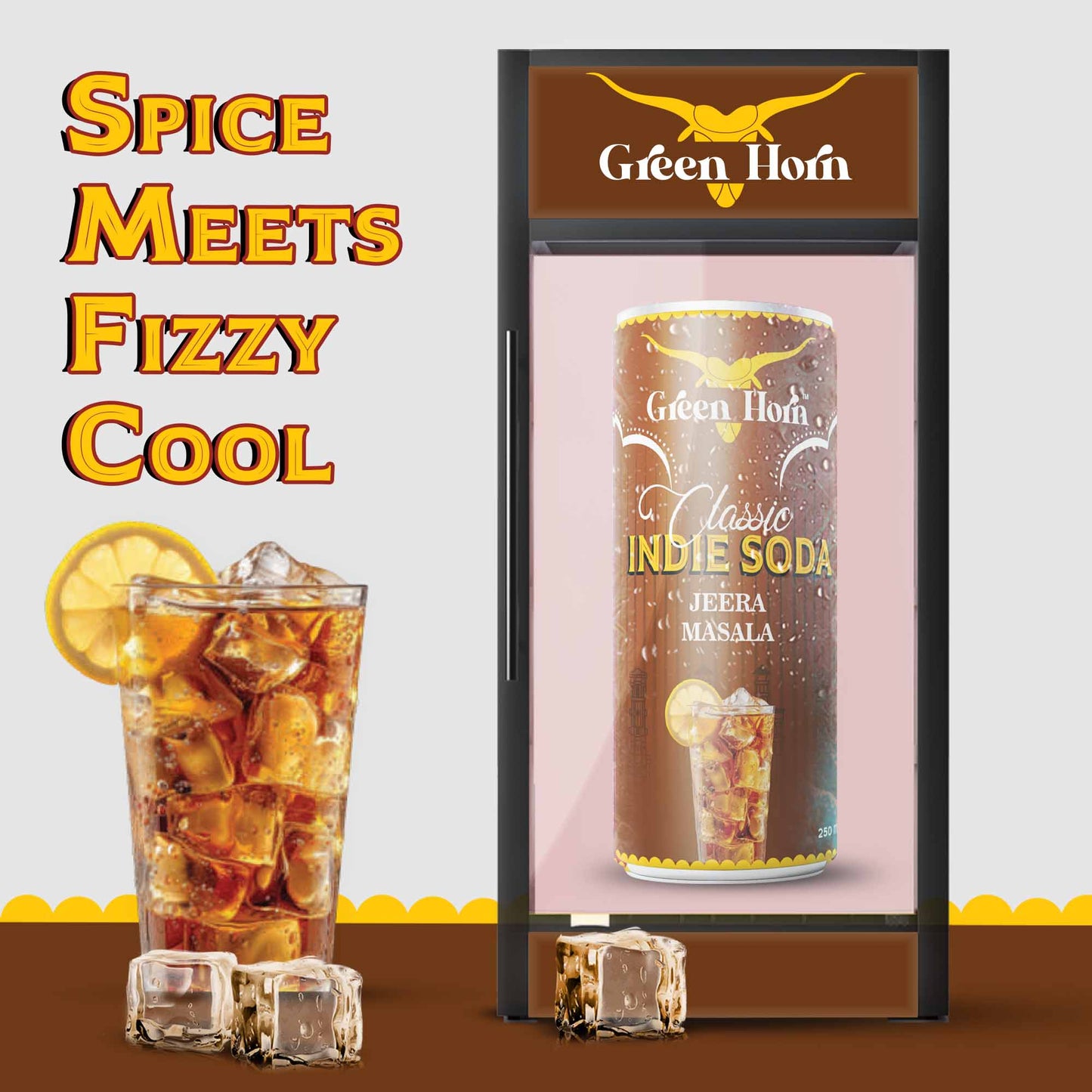 Green Horn Classic Indie Soda Jeera Masala