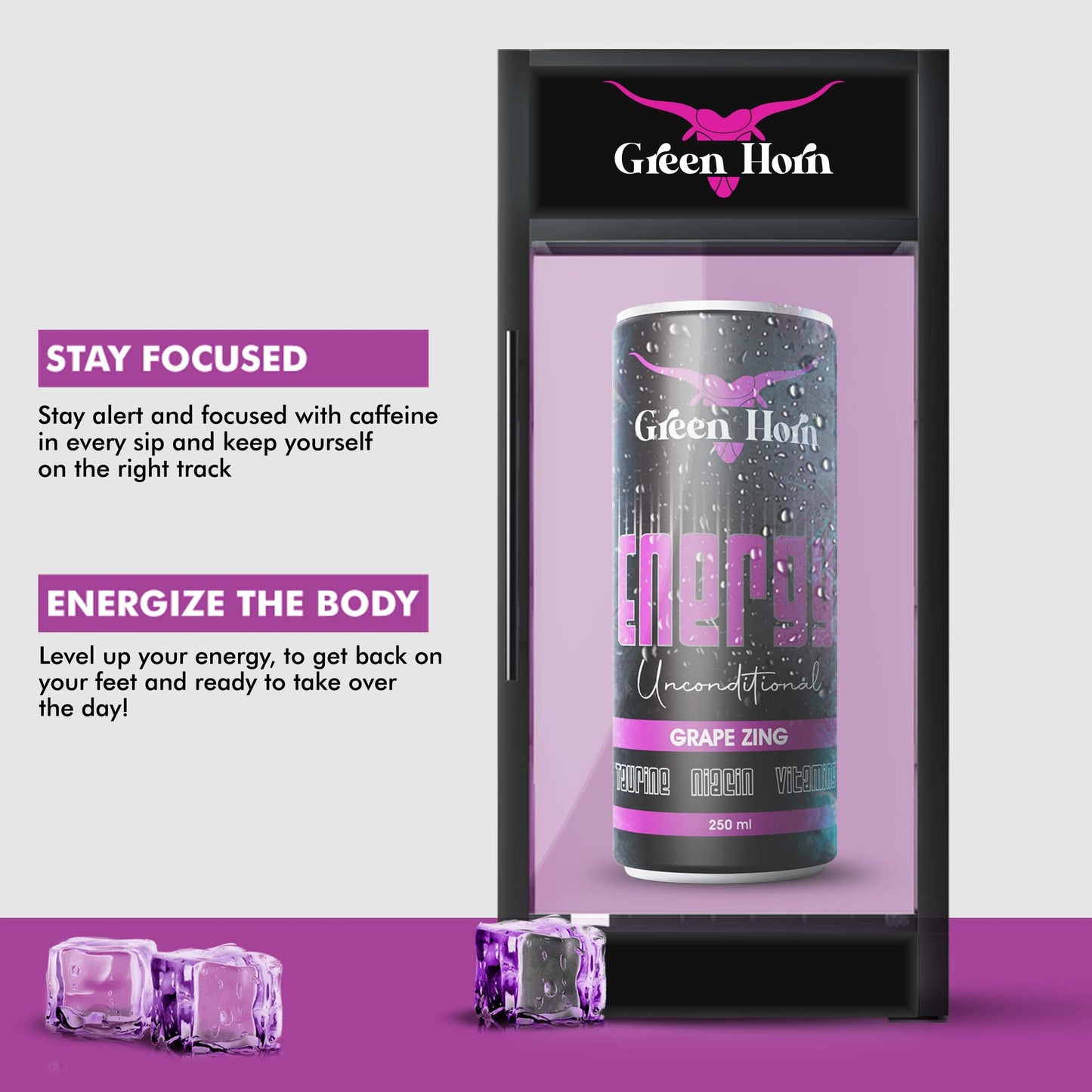 Green Horn Energy Unconditional Grape Zing