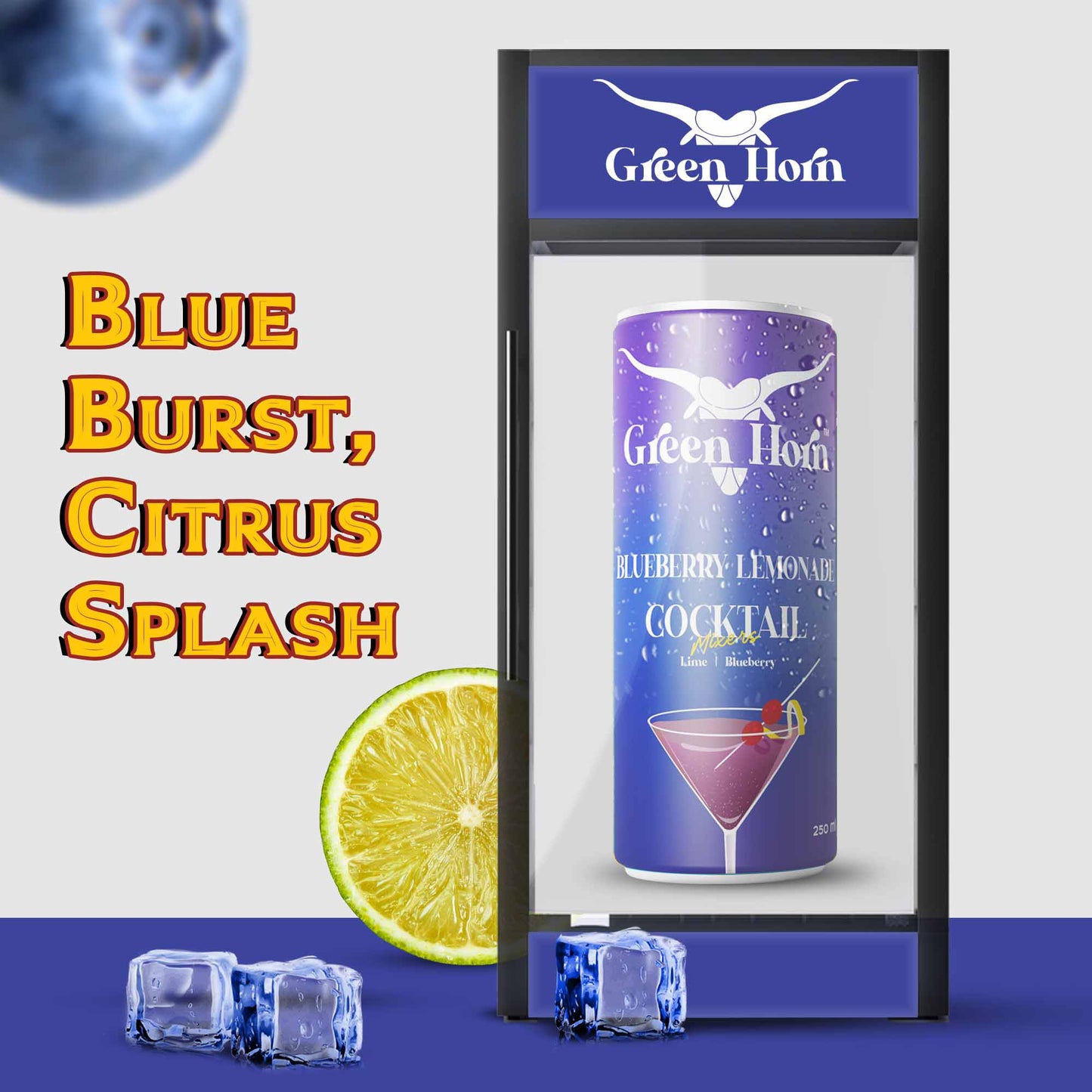 Green Horn Blueberry Lemonade Cocktail Mixers