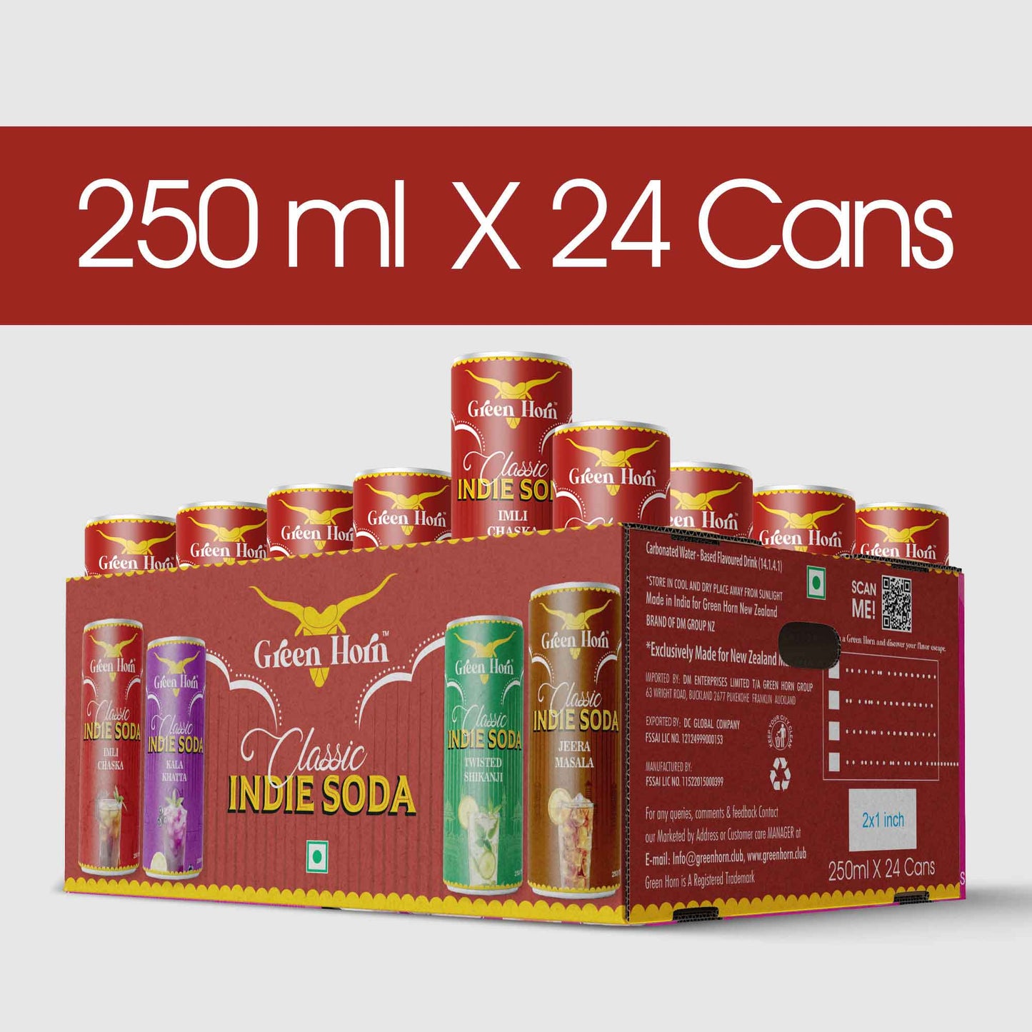 Green Horn Classic Indie Soda Imli Chaska