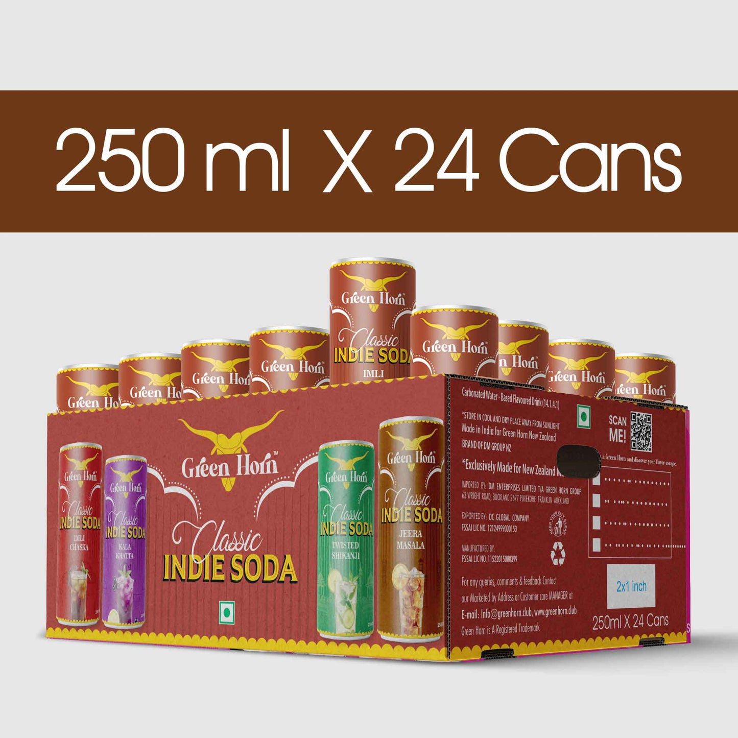 Green Horn Classic Indie Soda Jeera Masala