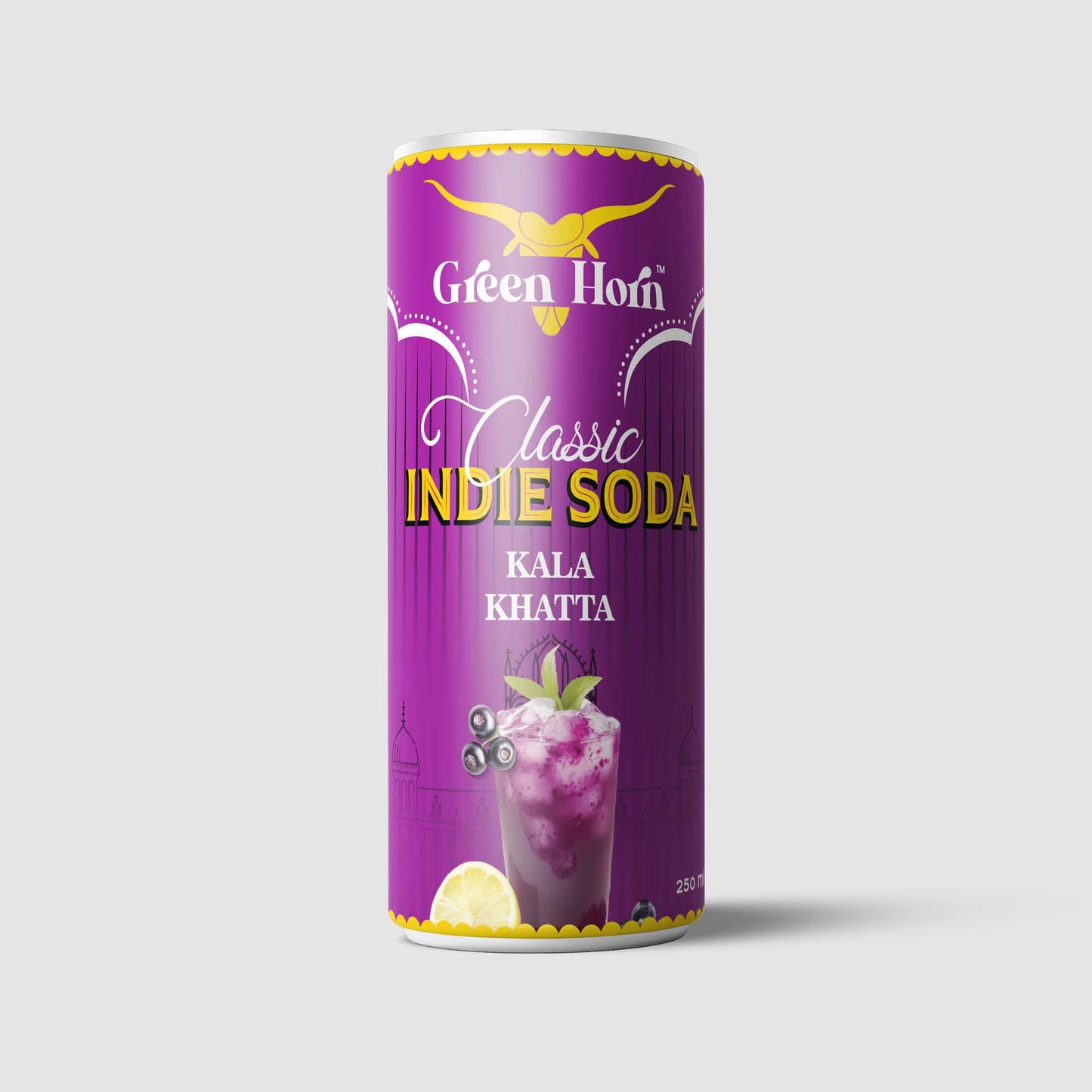 Green Horn Classic Indie Soda Kala Khatta