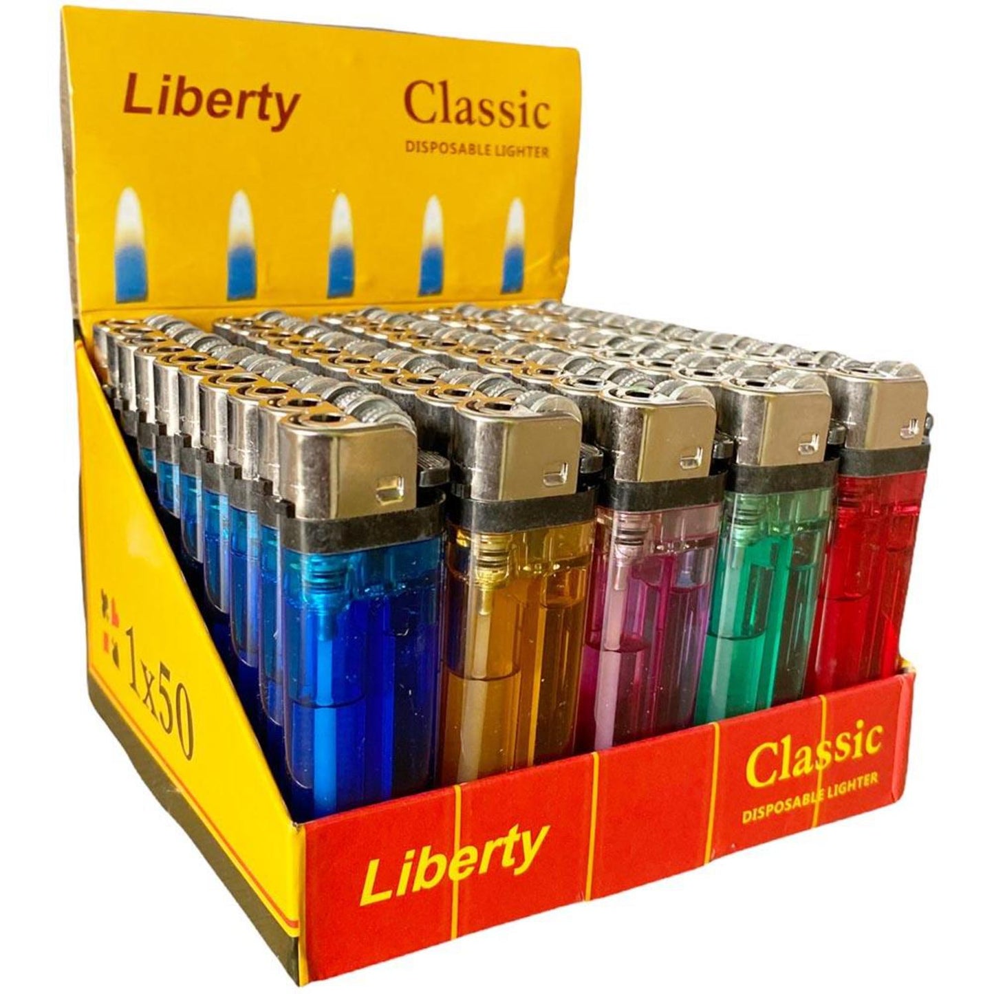 Liberty Clear Lighter 50pc SV102