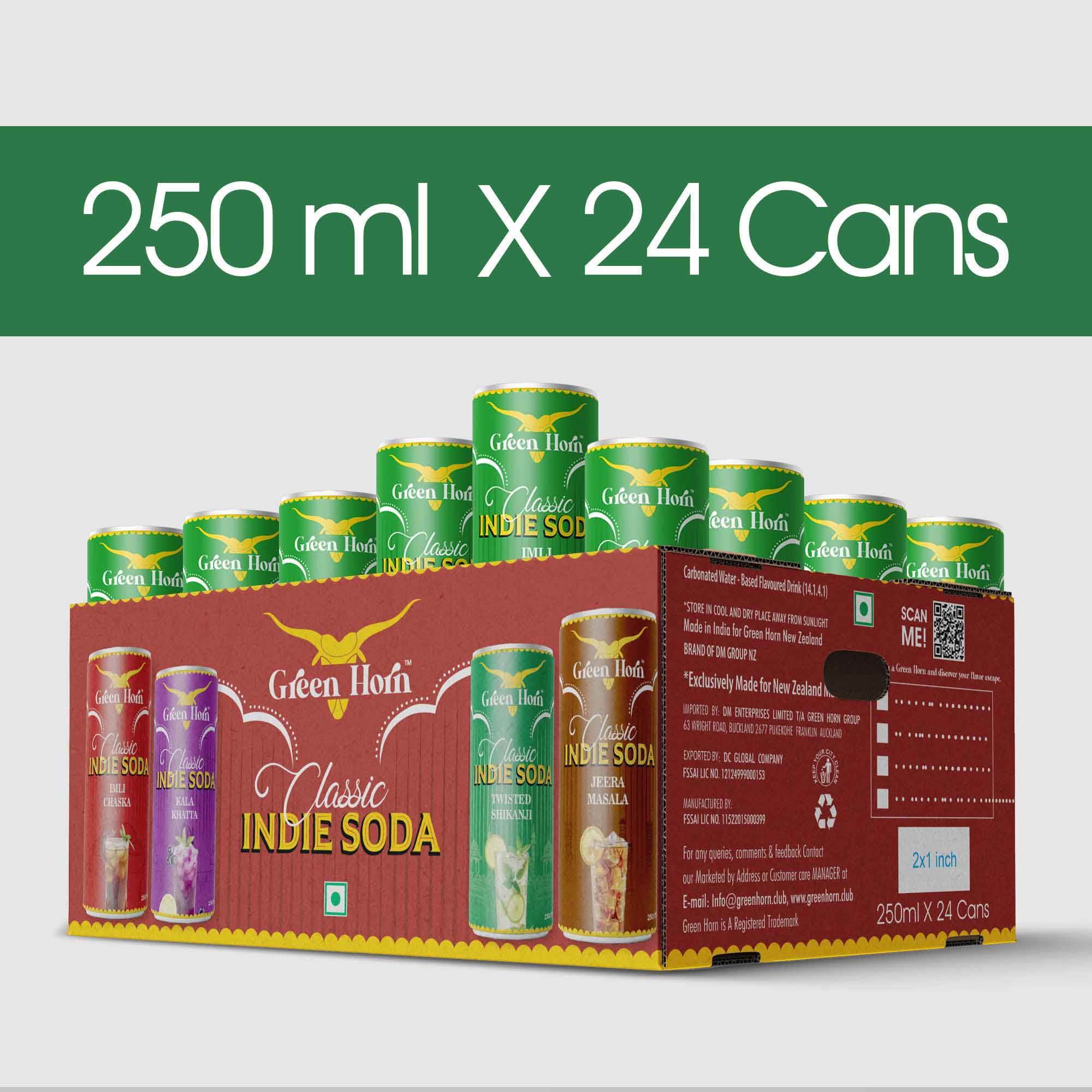 Green Horn Classic Indie Soda Twisted Shikanji– DM Group
