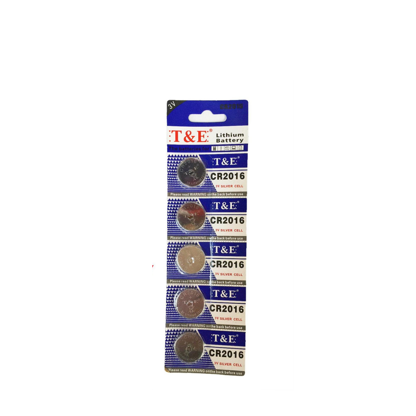 T&E BATTERY CR2016