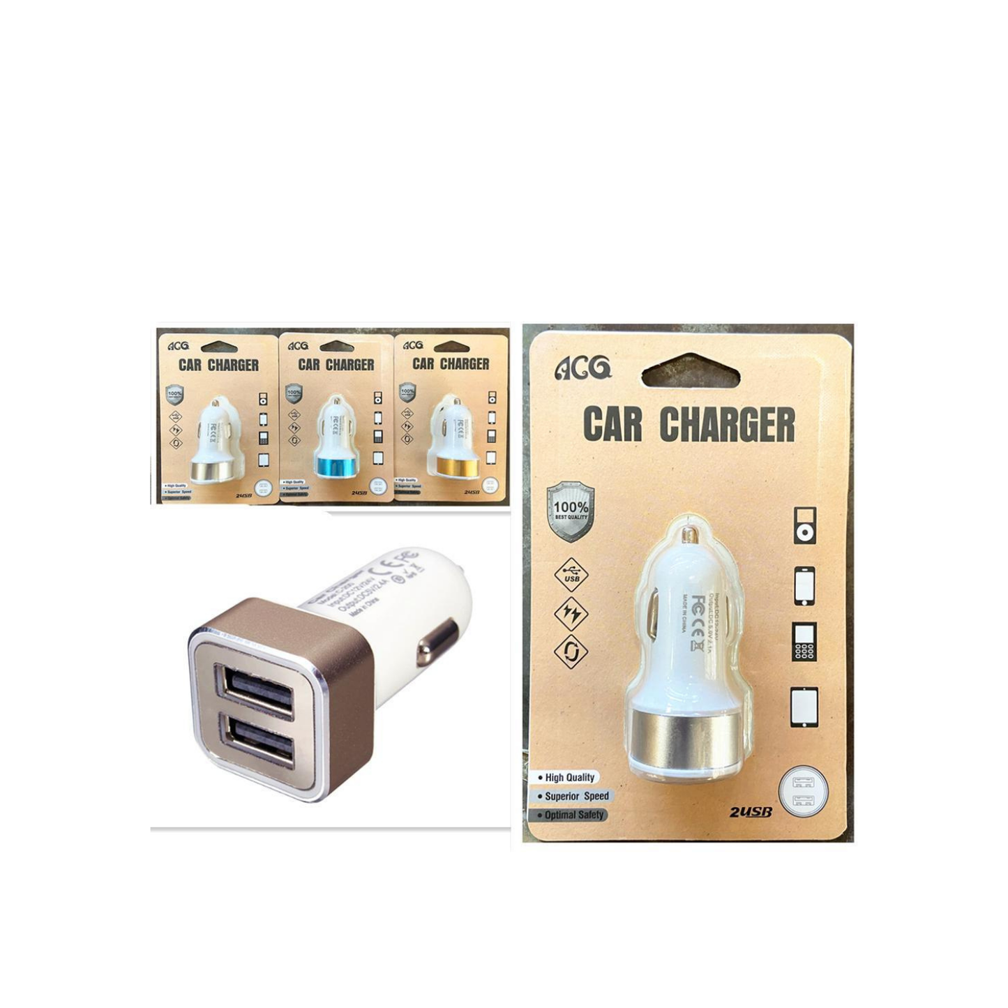 USB RAPID CA CHARGER 2 PORTS VA106