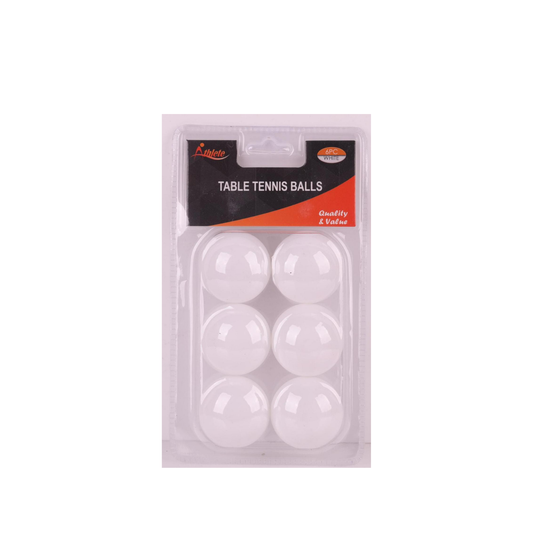 TABLE TENNIS BALLS WHITE 6PCS. VA132