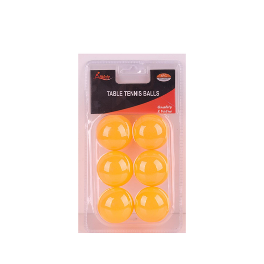 TABLE TENNIS BALLS YELLOW 6PCS. VA133