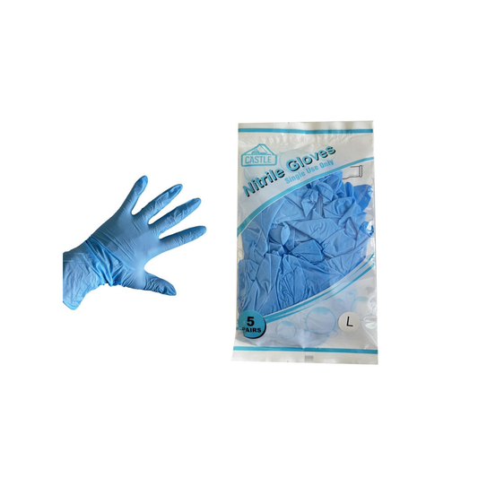 NITRILE GLOVES LARGE 10PCS. VA135