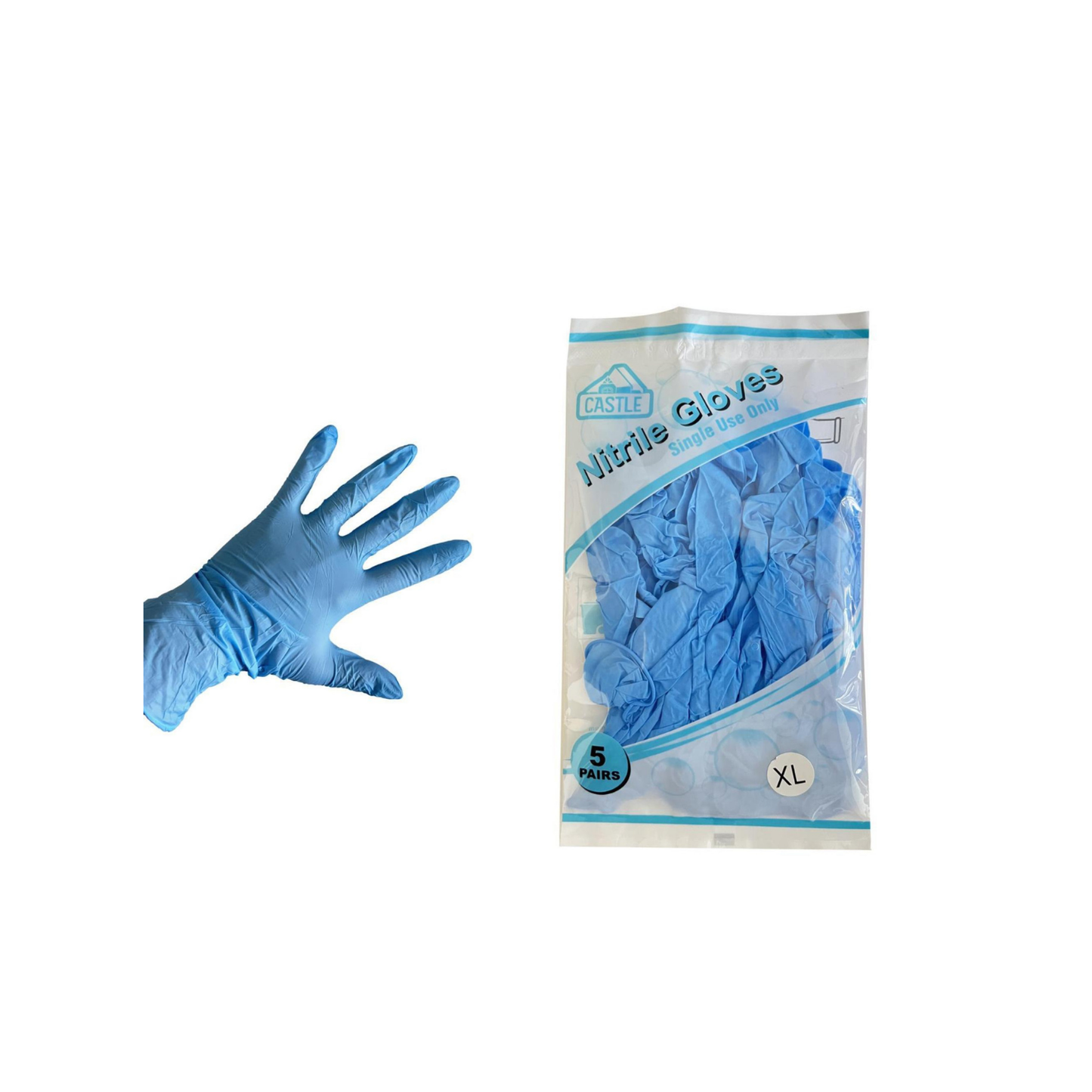 NITRILE GLOVES EXTRA LARGE 10PCS. VAA136
