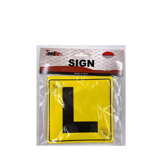 LEARNER PLATE WITH SUCTION VA158