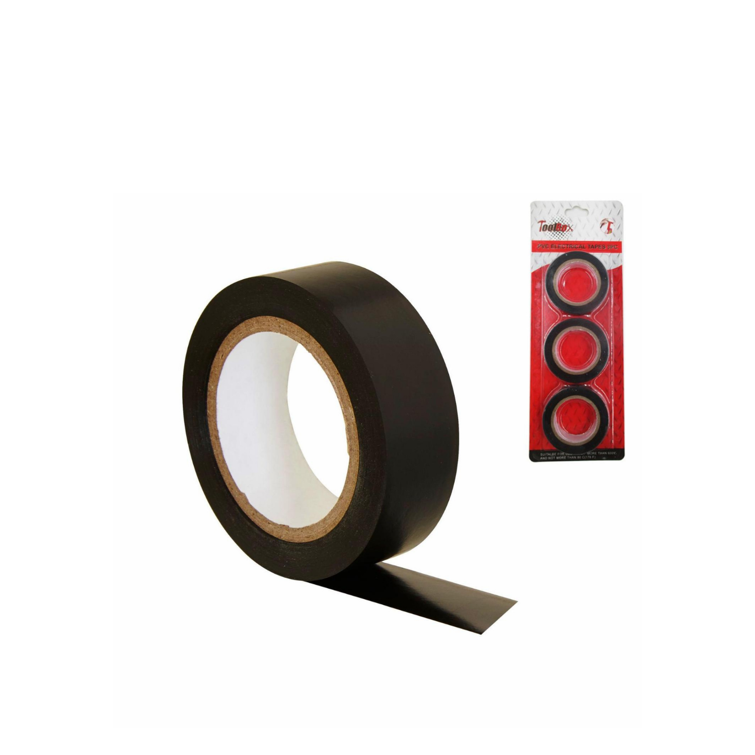 PVC TAPE BLACK 3PCS (MOQ 3 UNITS) VA159