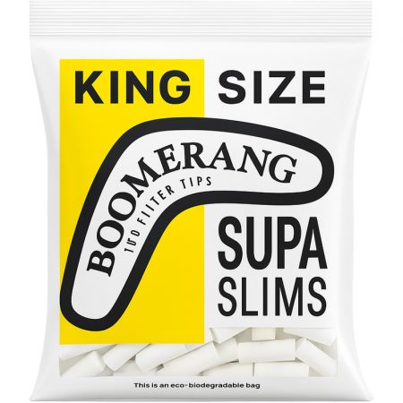BOOMERANG SUPA SLIM YELLOW KING SIZE FILTERS
